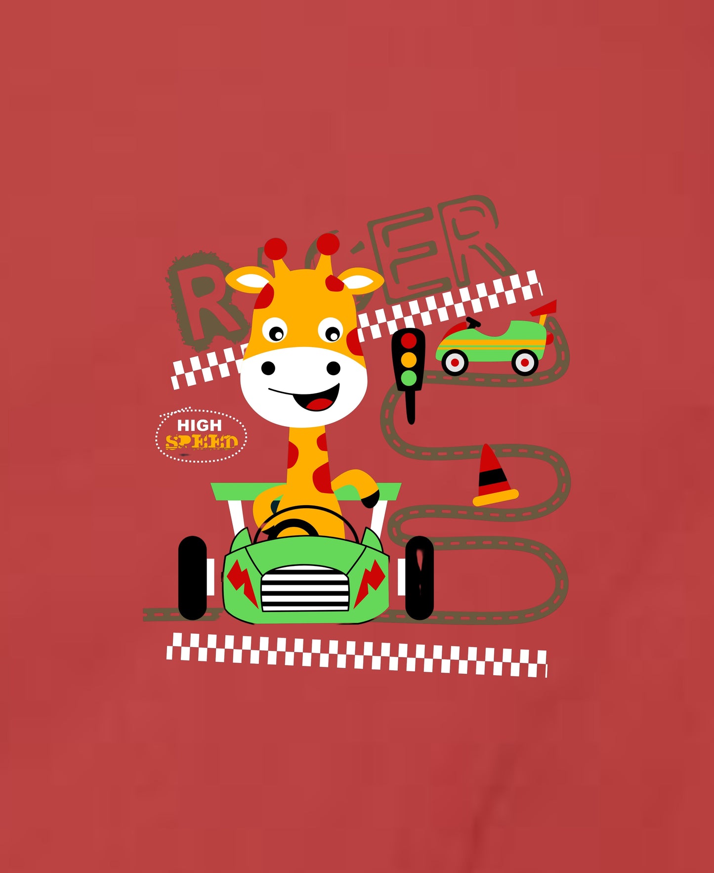 Racer Giraffe Tee Teesea