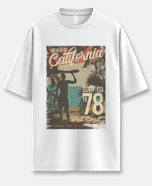 California Beach Over-Size Tee