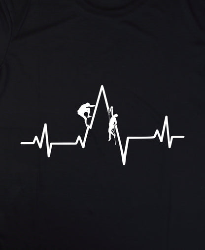 Climbing Heartbeat Over-Size Tee Teesea