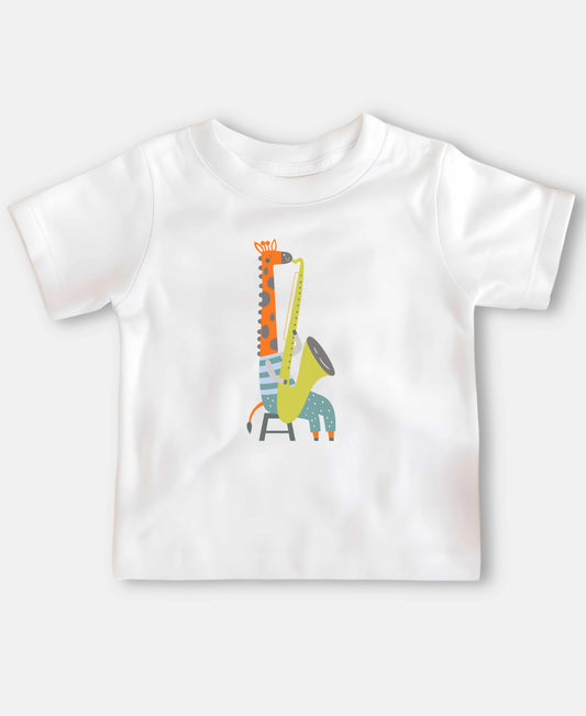 Giraffe Singing Tee