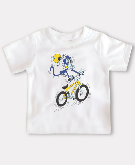 Monkey On Bike Tee