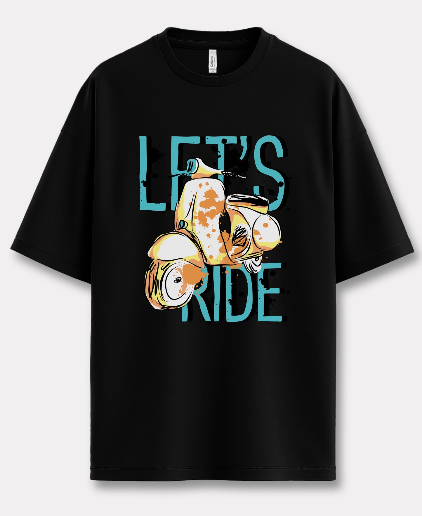 Let's Ride Over-size Tee