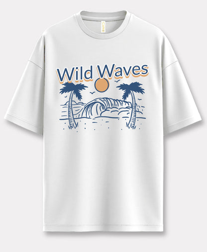 Wild Waves Over-Size Tee