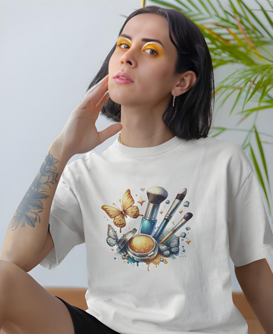 Makeup Art Over-Size Tee Teesea