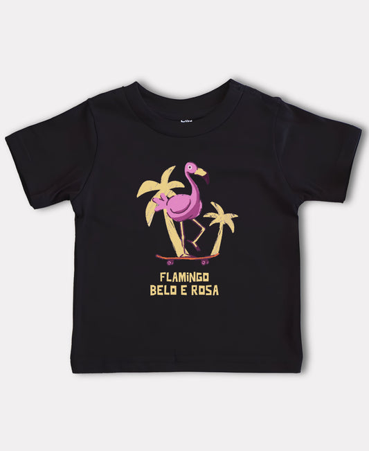 Flamingo Belo E Rosa Tee