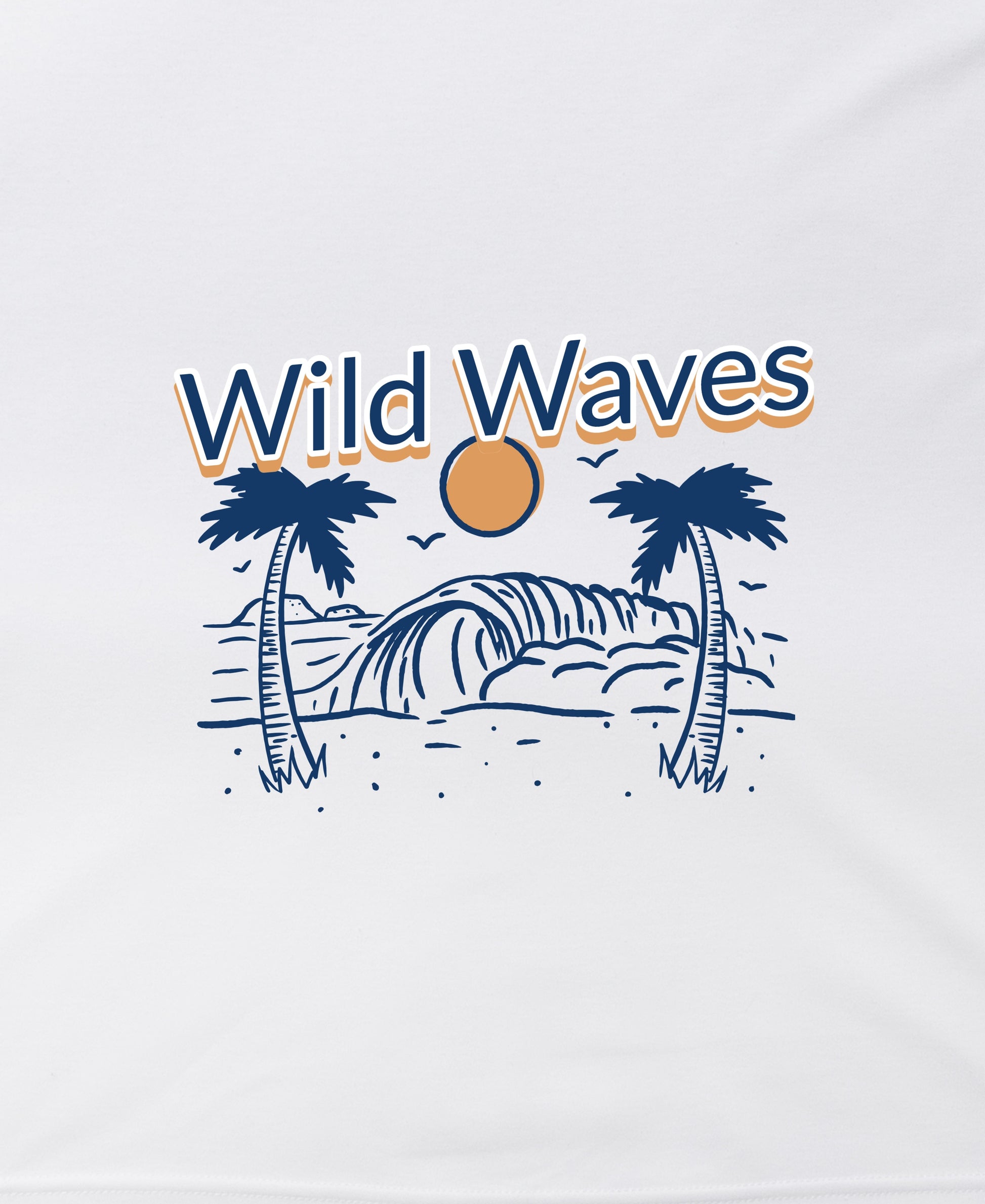 Wild Waves Over-Size Tee Teesea