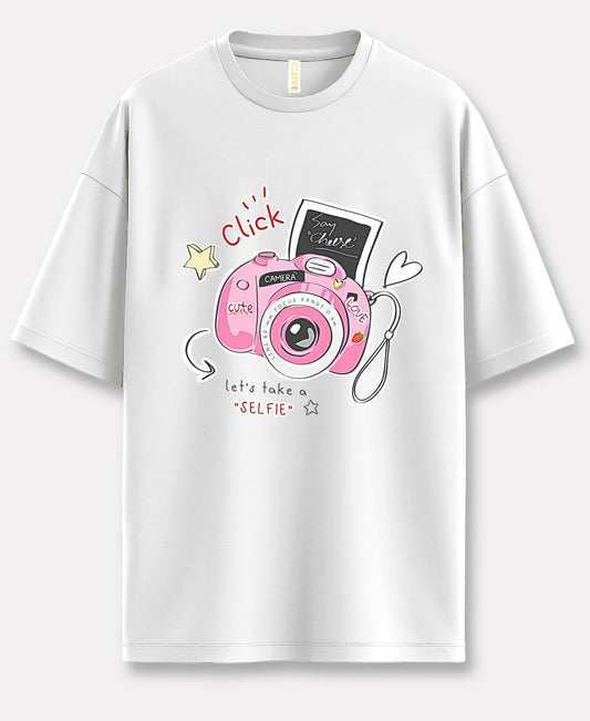 Let's Make Selfie Over-size Tee