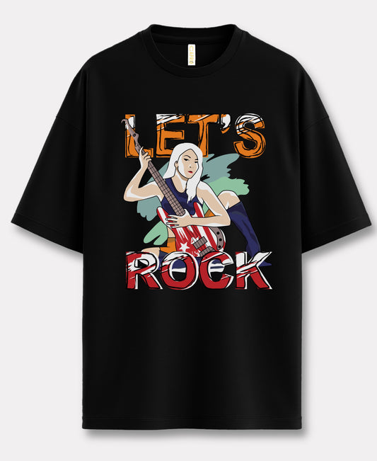 Let's Rock Over-size Tee