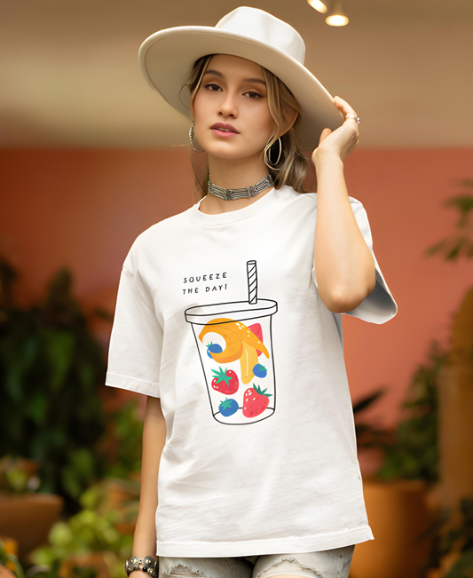 Fruits Over-Size Tee Teesea