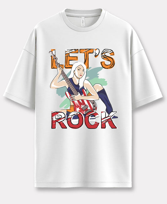 Let's Rock Over-size Tee