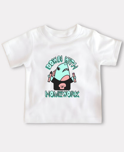 Down With Homework Tee