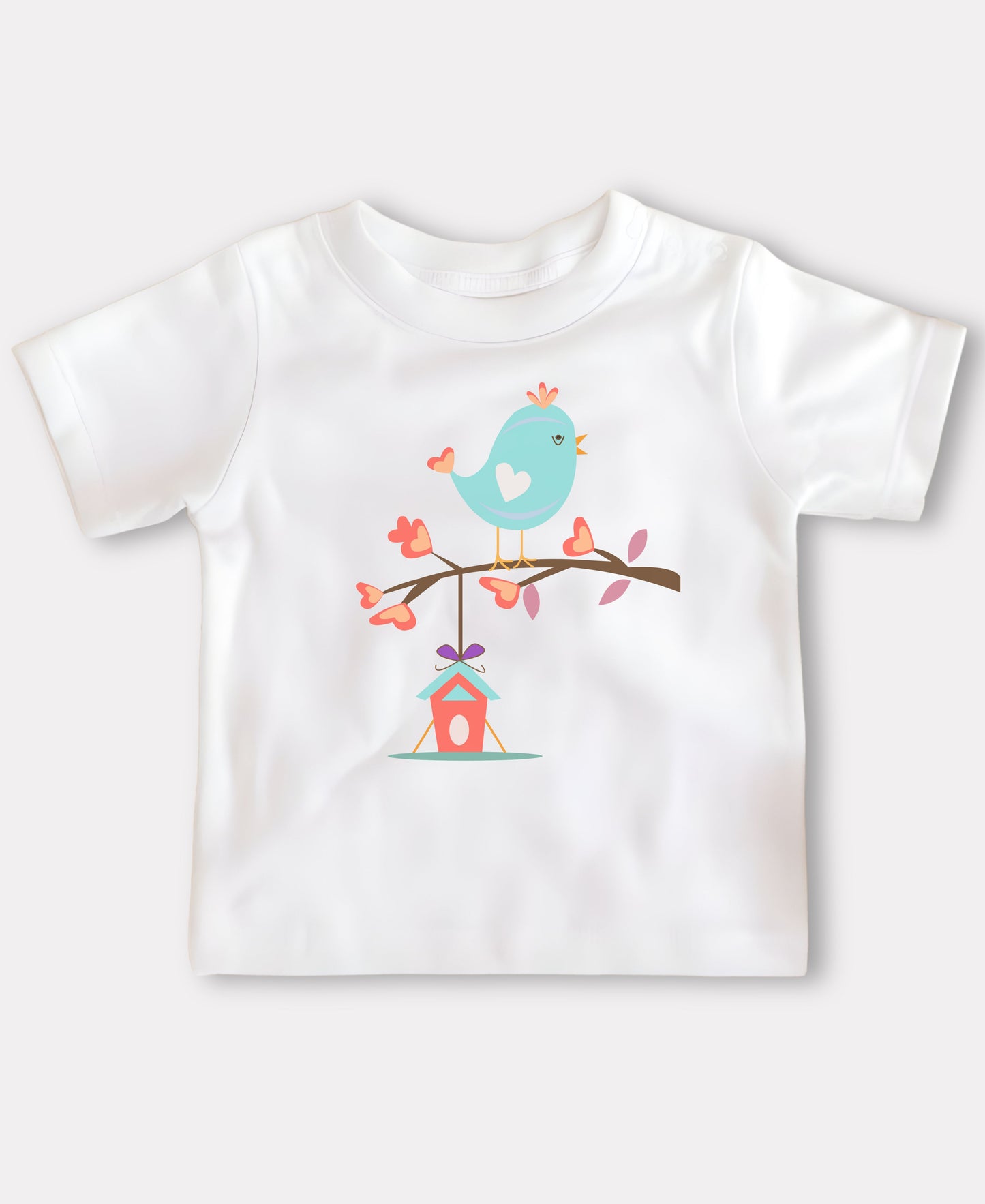 Cute Little Bird House Tee