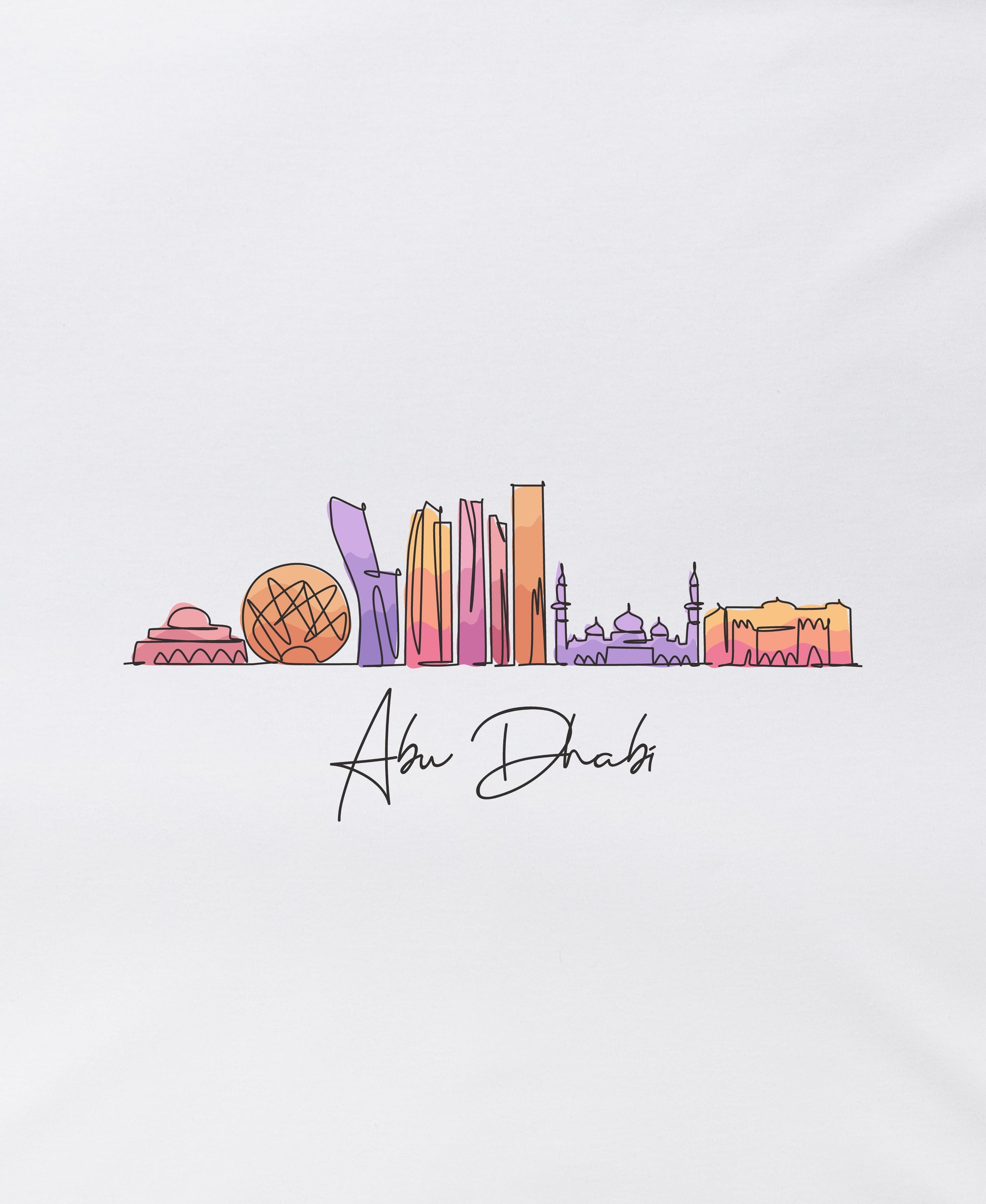 Abu Dhabi Over-Size Tee Teesea