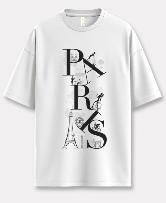 Paris Over-size Tee