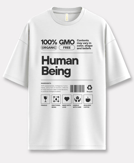 Human Being Over-size Tee