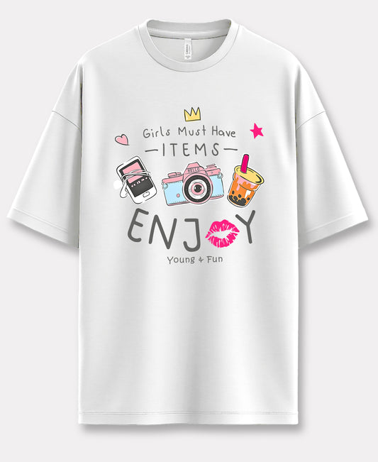 Girls Must Have Over-size Tee