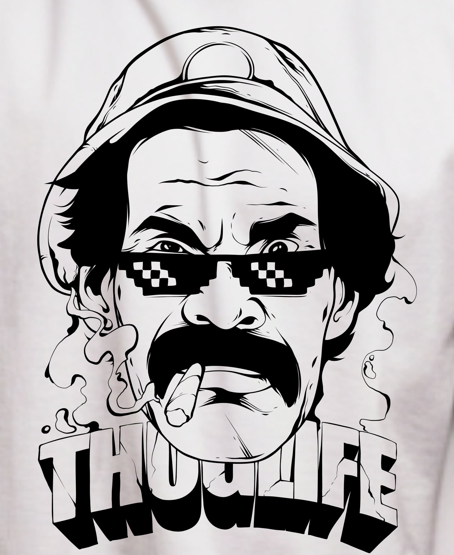 Thug Life Over-Size Tee Teesea