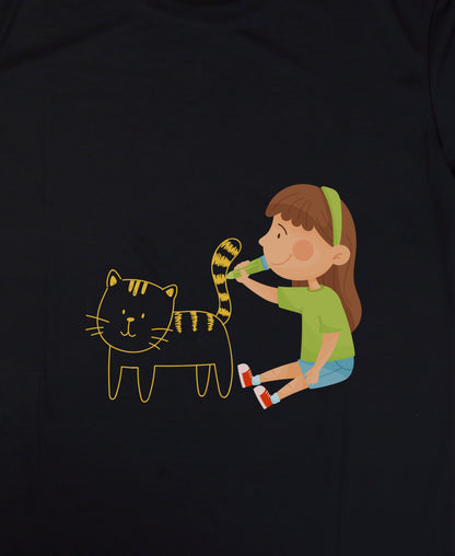 Cat Coloring Tee Teesea