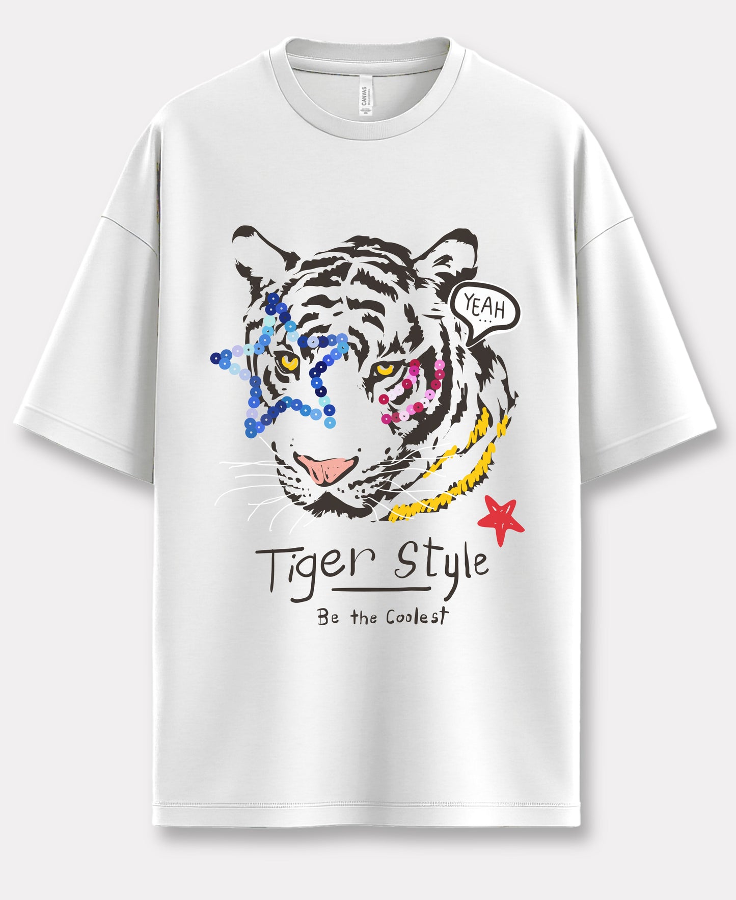 Tiger Style Over-size Tee