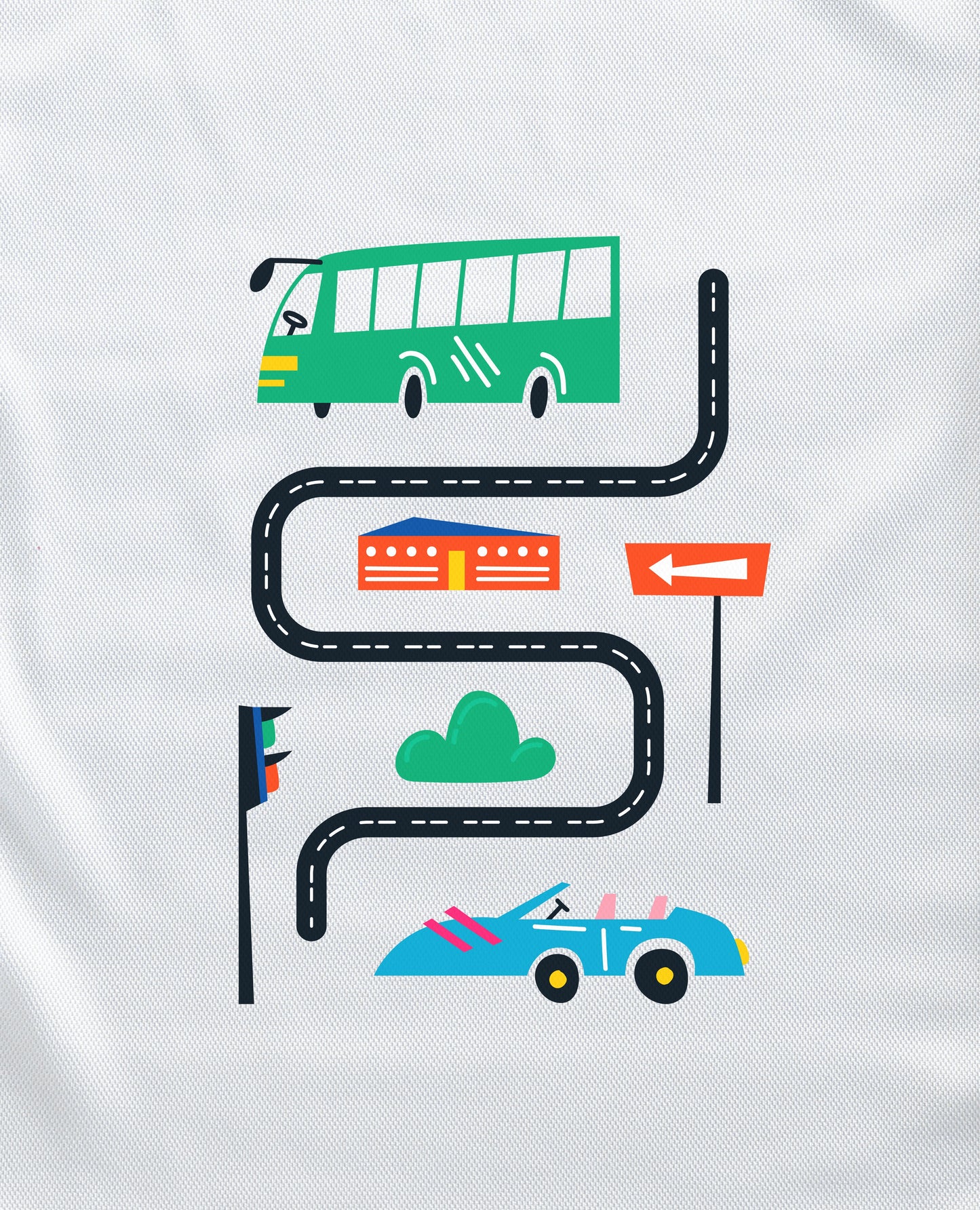 Cars & Road Tee Teesea