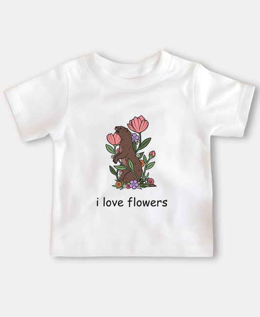 I Love Flowers Tee