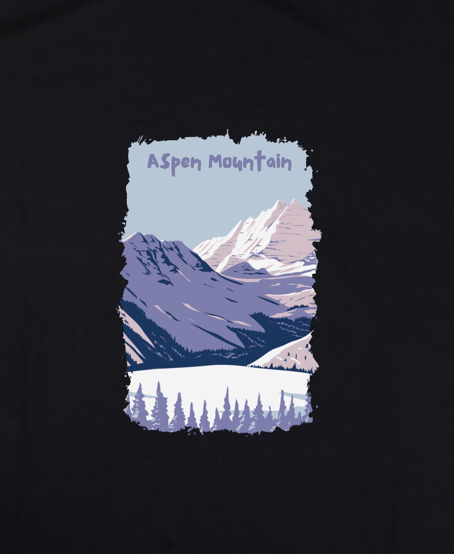 Aspen Mountain Over-Size Tee Teesea