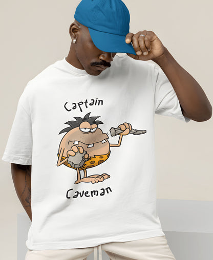 Captain Caveman Over-Size Tee Teesea