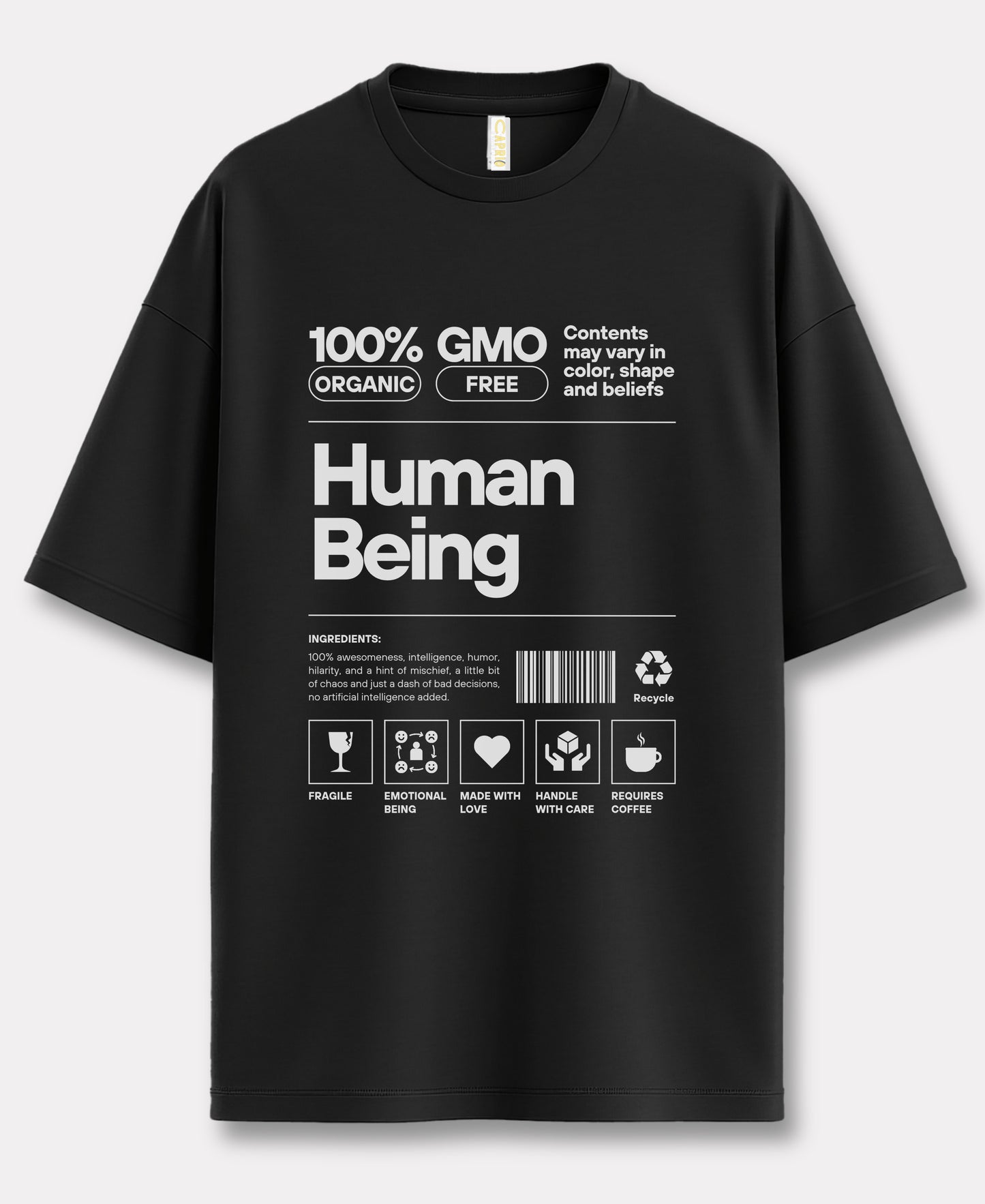 Human Being Over-size Tee