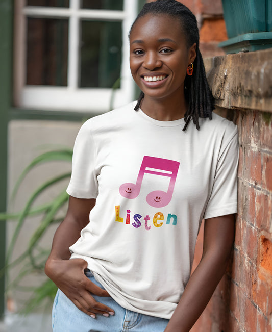 Listen Over-Size Tee Teesea